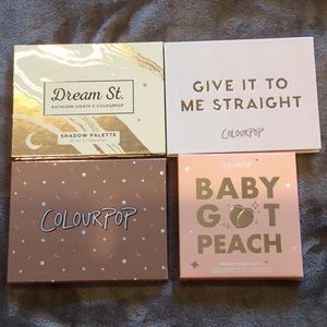 Colourpop eyeshadow palette lot